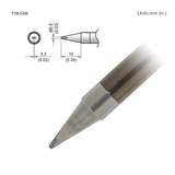 T39 Series Soldering Tip, Chisel, 0.8 x 10mm, FX-9701/9702 redirect to product page