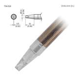 T39 Series Soldering Tip, Chisel, 2.4 x 10mm, FX-9701/9702 redirect to product page