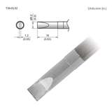T39 Series Soldering Tip, Chisel, 5.2 x 16mm, FX-9701/9702 redirect to product page
