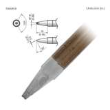 T39 Series Soldering Tip, Chisel V-Groove, 1.6 x 10mm, FX-9701/9702 redirect to product page