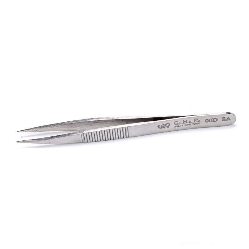 CHP Tweezer Fine Precision Straight Serrated