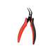 Long Nose Pliers, Pointed, Smooth, 45 deg Angled Tip, Rounded External Edges