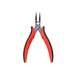 Long Nose Pliers, Pointed, Smooth, 45 deg Angled Tip, Rounded External Edges