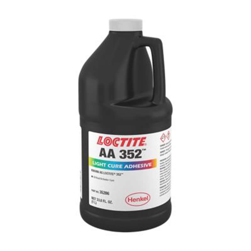 352™ Light Cure Adhesive, Amber, 1L Bottle