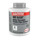 No More Leaks™ Plastic Pipe Thread Sealant, 16 fl oz Can Brush Top, White 12/CA redirect to product page