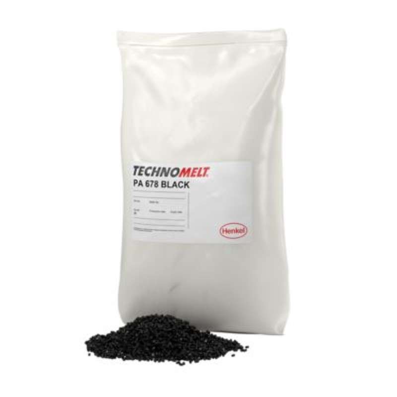 TECHNOMELT® PA 678 High Performance Thermoplastic Polyamide Hot Melt Adhesive, Black 44 lb/BG