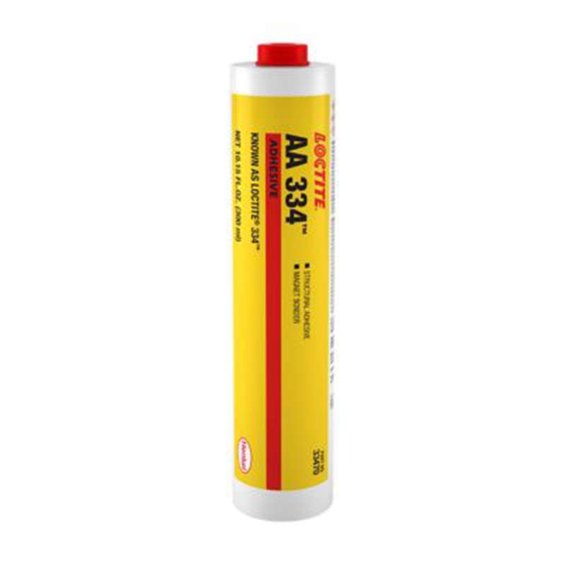 334™ High Temperature Two-Part Structural Yellow Acrylic Adhesive, 300mL Cartridge