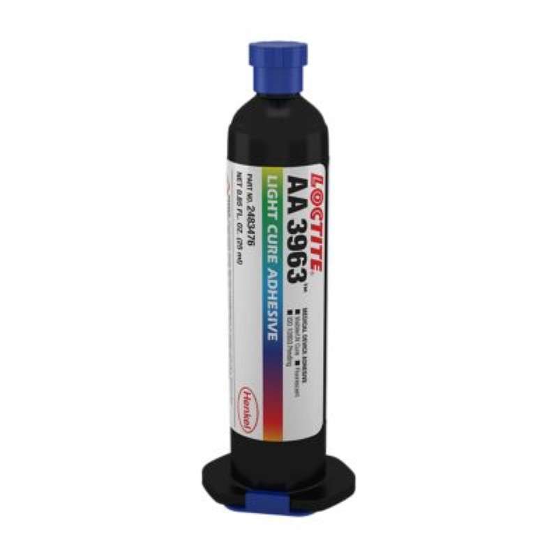 AA 3963 UV Cure Acrylic Adhesive, 25ml Syringe, 10 per Case