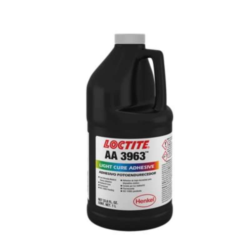 AA 3963 UV Cure Acrylic Adhesive, 1 Liter Bottle, 4 per Case
