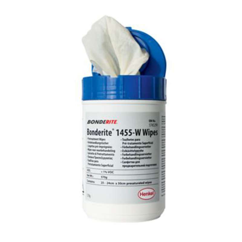 M-NT 1455-W Conversion Coating Wipes, 50 Wipes per Tub