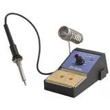 Variable-Temperature, Dual-Iron Soldering Station Equipped with Two 40-Watt Soldering Irons redirect to product page