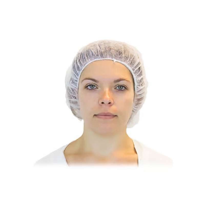 Bouffant Caps, Polypropylene, 28 in, White, 1000 per case