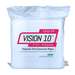 VISION 10™ Polyester Knit Cleanroom Wipes (115 gsm), Laundered, Polyester, Knife-Cut, 9" x 9", 150 per Bag, 10 Bags per Case