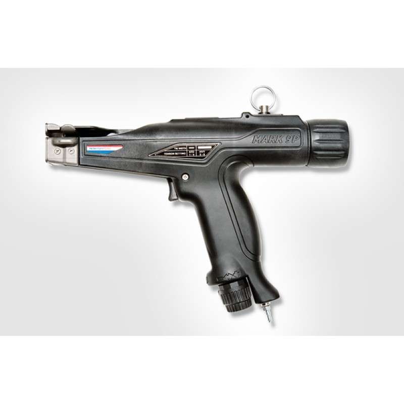 Pneumatic Mark 9 Stainless Steel Tie Tensioning And Cut-Off Tool, Pl/Gf, Black