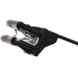 1-Piece Cable Tie & Edge Clip, 8" Long, Ec13, Panel Thickness 0.04 - 0.12", 50 Lbs, PA66HS, Black, 500/Bag redirect to product page