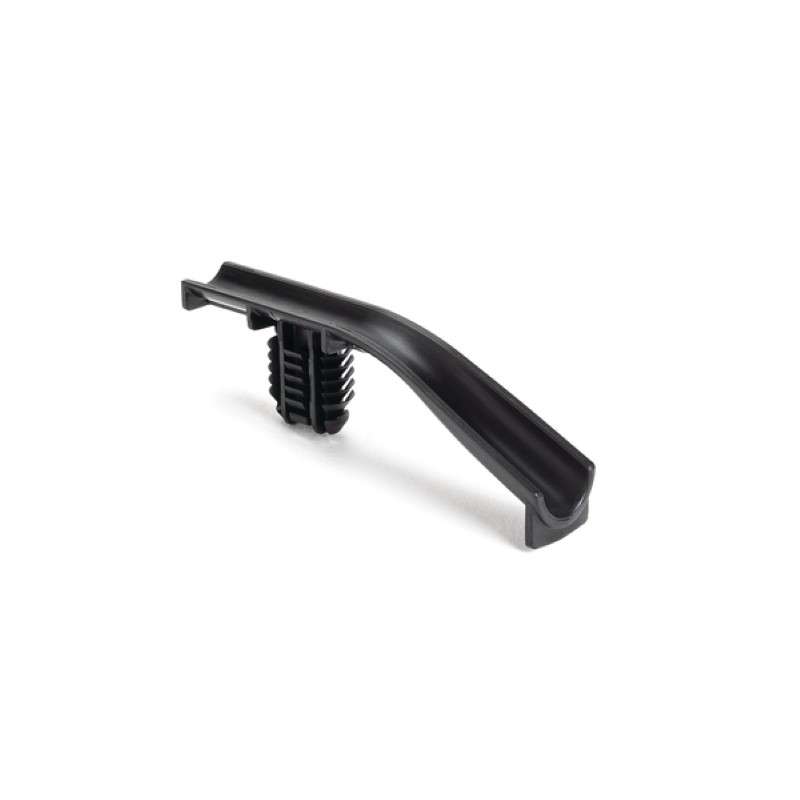 Angled Bundling Clip, 65Mm Long, 0.60 - 6.75Mm Panel Thickness, PA66HIRHSUV, Black, 4000/Carton
