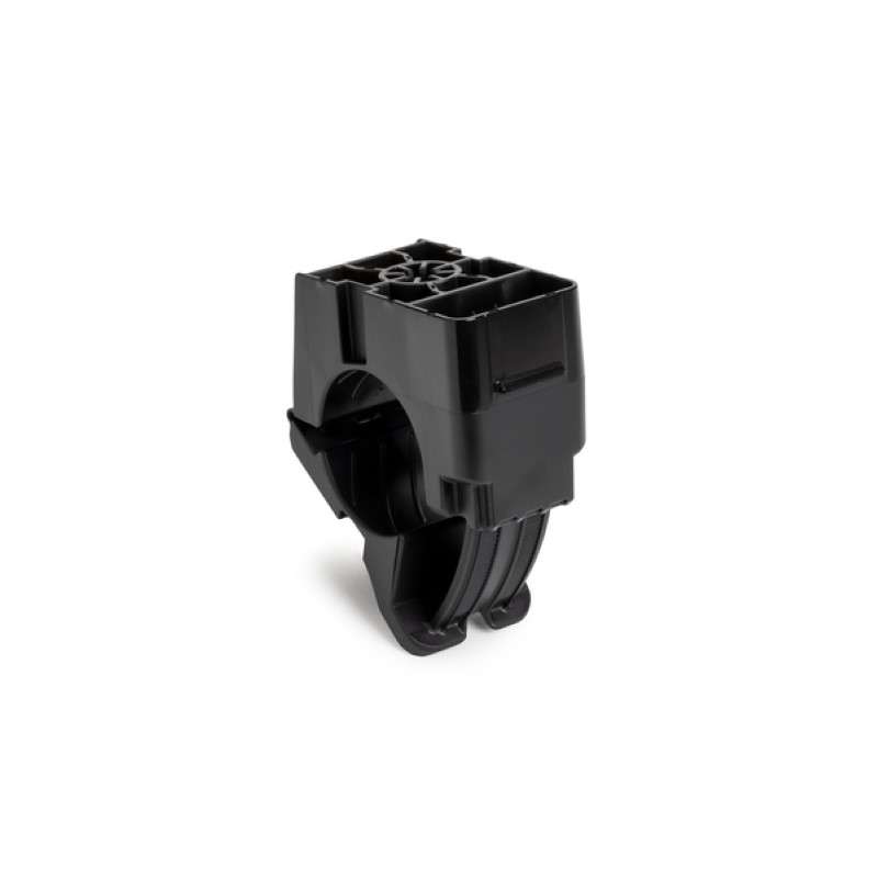 1/4" Threaded Rod Mount Ratchet Clamp, 0.76 - 1.42" Bundle Dia, PA66HIRHSUV, Black, 150/Bag