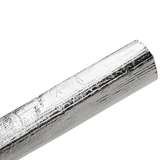 Braided Sleeving, Aluminum Laminated Fiberglass, 1.75" Dia, Al/Gf, Silver, 50 Ft/Reel redirect to product page