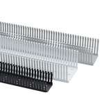 High Density Slotted Wall Wiring Duct, 1" x 1", Non-Adhesive, PVC, Black, 120Ft/Carton redirect to product page