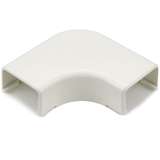 Elbow Cover, 1-3/4", 1" Bend Radius, PVC, Office White, 1/Bag redirect to product page
