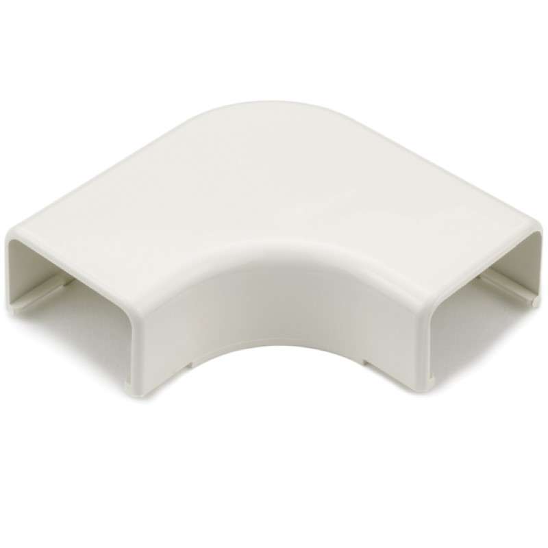 Elbow Cover, 1-3/4", 1" Bend Radius, PVC, Office White, 1/Bag
