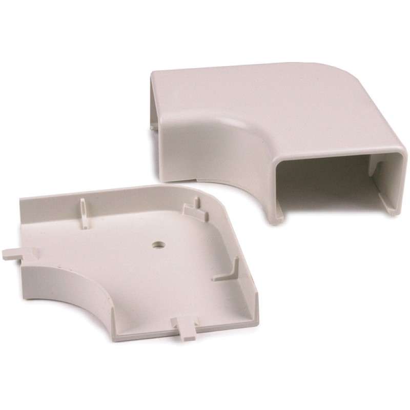 Elbow Cover, 3/4", 1" Bend Radius, PVC, Office White, 1/Bag