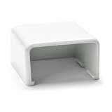 End Cap, 3/4", 3-Piece, PVC, White, 10/Bag redirect to product page