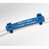 Printable Tag With Metal Content, 0.43" x 2.55", Polyolefin, Blue, 190/Roll redirect to product page