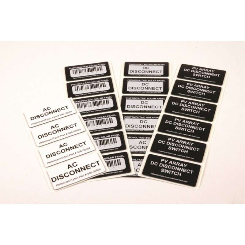 Foam Nameplate, Rectangular, 3.0" x 4.0", Pet, Black, 150/Roll