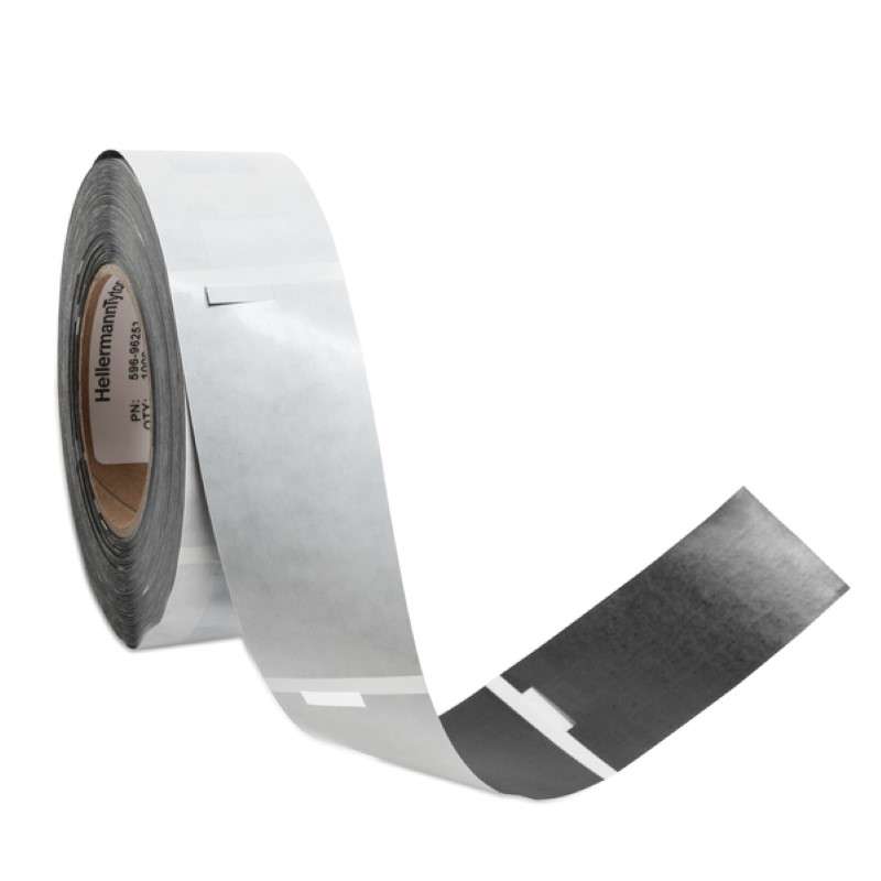 Paint Mask Label, 1.0" x .75" x 4.75", 1 Across, Vinyl, White, 1000/Roll