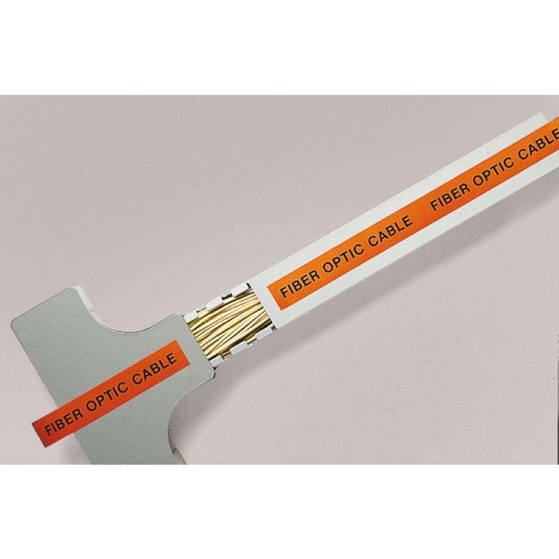 Fiber Optic Cable Marker Tape, 1.0" x 54', Vl, Orange, 1/Roll