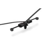 2-Piece Cable Tie/Fir Tree Mount, 8.0"L, 6.1-7.0mm Mounting Hole Dia, PA66HIRHSUV, Black, 1000 per Carton redirect to product page