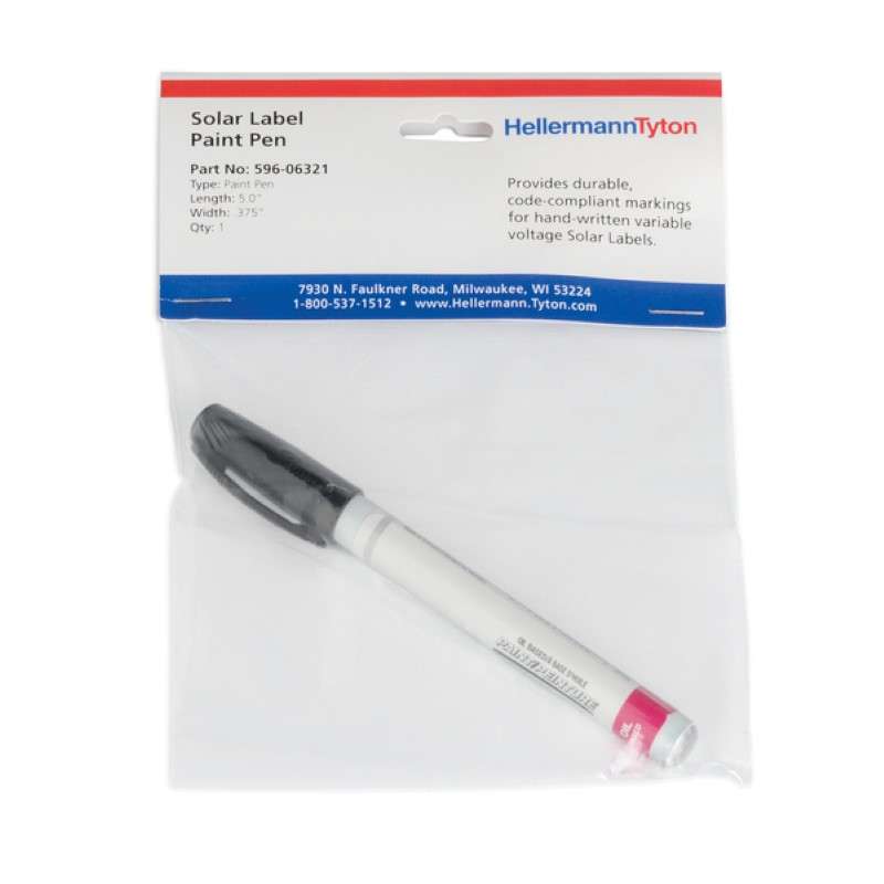 Paint Pen, Black, 1 per Package