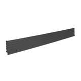 MTS-II Quick Ship ESD-Safe Multi-Rail Bin Holder, 6"H x 57"L, Black redirect to product page