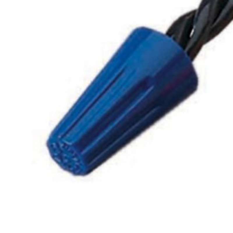 Wire-Nut Wire Connector 300V 22-14 AWG 100 Per Box, Blue