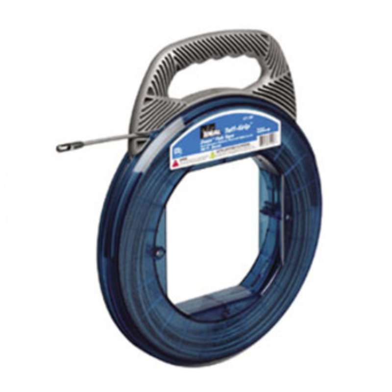 Zoom Stainless Steel Fish Tape w/ Nylon Jacket 100 Feet w/ Plastic Case