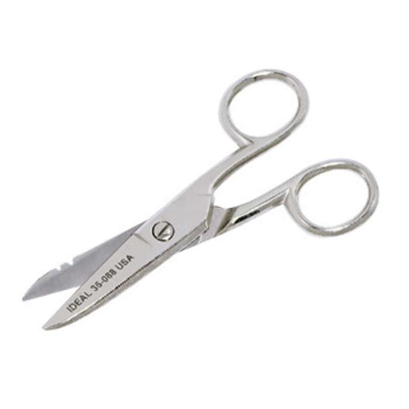 Electrician's Scissors with Stripping Notch