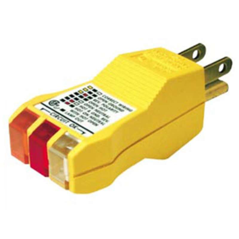 E-Z Check Circuit Tester for 3 Wire, 125V AC Circuits