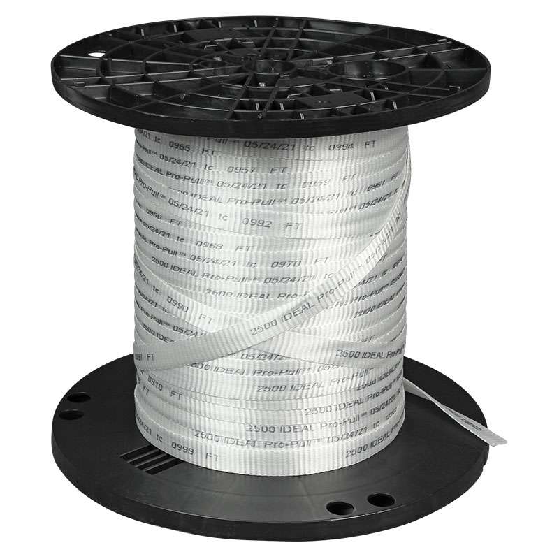 Pro-Pull™ Measuring Pull Tape, 2500lb Tensile Strength, 1500ft Reel