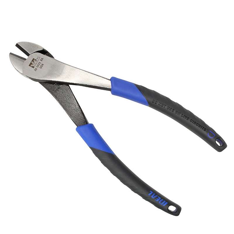 8" Diagonal-Cutting Plier, Angled Head, Smart-Grip