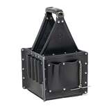 Tuff-Tote™ Ultimate Tool Carrier, Premium Black Leather with Strap redirect to product page