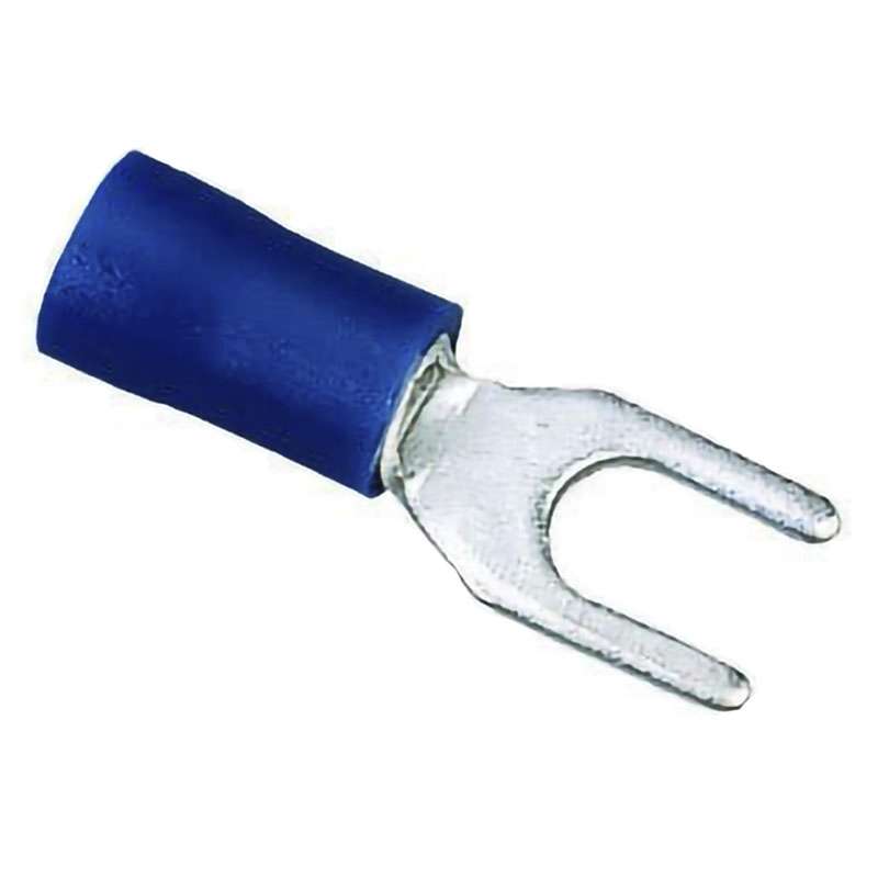 Vinyl Insulation Spade Terminal 16-14AWG, #6 Stud, 25/Box