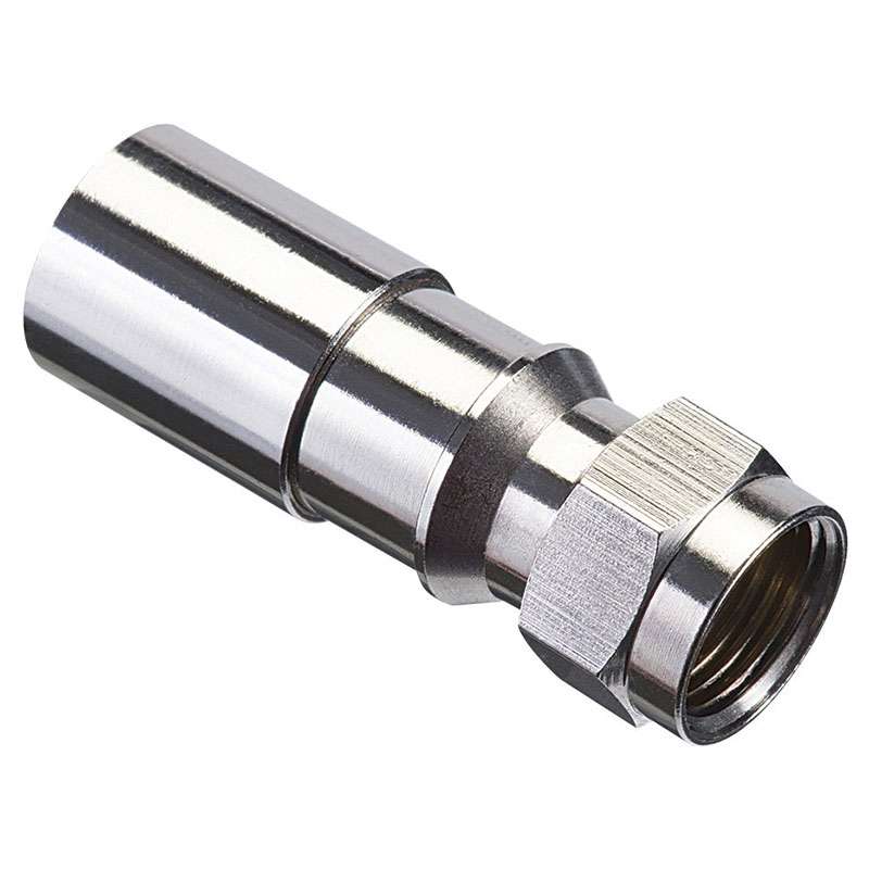 RTQ XR RG-6 F Compression Connector, 10/Card