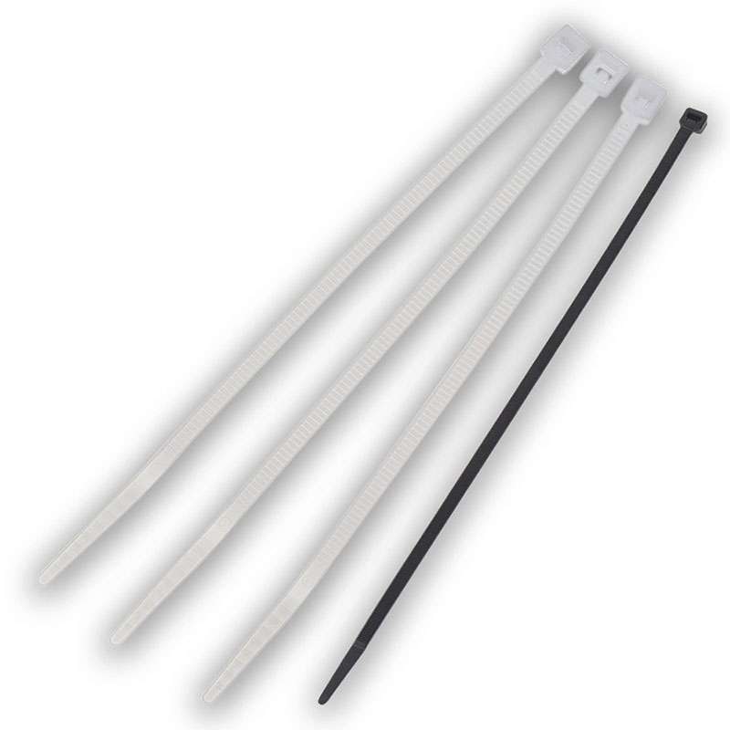 Cable Tie, 11", 50 lb., UV Black, 500/Bag