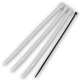 Cable Tie, 8", 50 lb., UV Black, 100/Bag redirect to product page