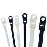 Cable Tie Mounting Head, 6", 30 lb, UV Black, 100/Bag redirect to product page