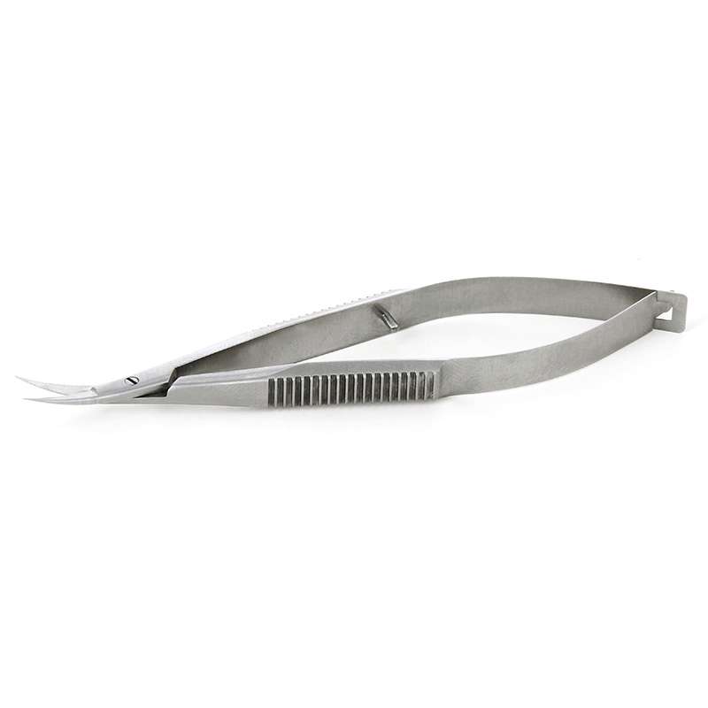 Castroviejo Micro Scissors, Curved, Stainless Steel, 4.13" OAL