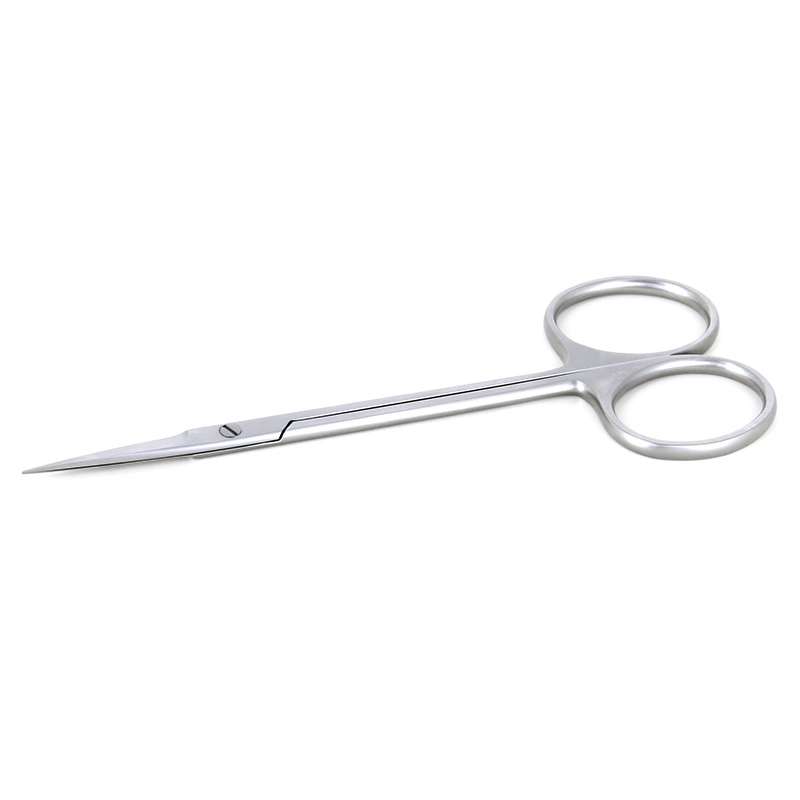 High Precision Iris Scissors, Stainless Steel, 4.33" OAL, Straight Blade