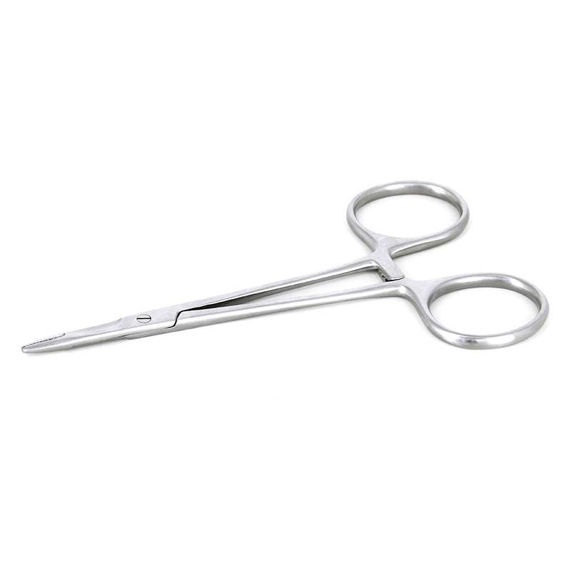 Precision Needle Holder, Straight, Stainless Steel, 4.72" OAL