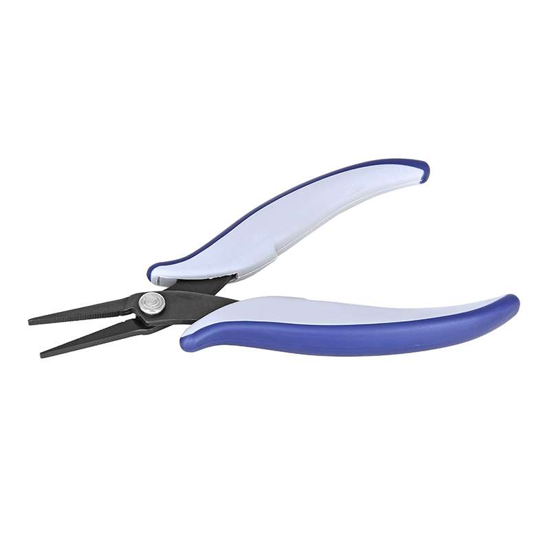 Medium-Pliers, Flat-nose, Long Smooth Jaws,OAL 160mm-6,30in